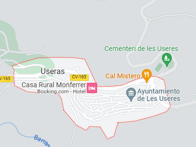 100% de finca rústica en Useras (Castellón). FR: 5108. RP: Lucena del Cid.