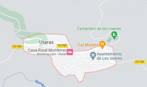 100% de finca rústica en Useras (Castellón). FR: 5108. RP: Lucena del Cid.