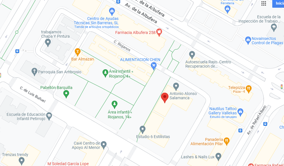 16,66% de la plaza de aparcamiento sita en Madrid en la C/ Riojanos nº 12.