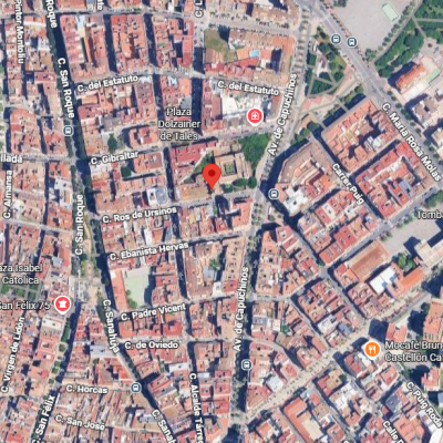 LOTE 2: 50% DE PLENO DOMINIO. F.R.1483-8. Garaje sito en Calle Ros de Ursinos, 54.